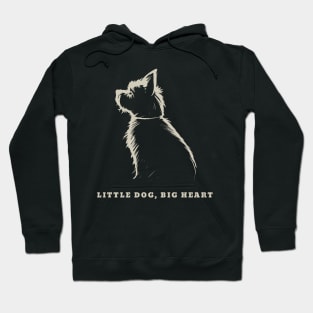 Little Dog, Big Heart: A Bundle of Love Hoodie